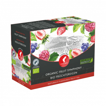 Julius Meinl Tee BIO Früchtereigen Big Bag (1 Beutel für ca. 1 lt. Wasser), Früchtetee, 20 Teebeutel im Kuvert pro Packung